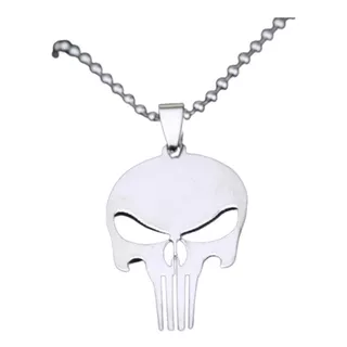 Punisher Collar De Acero Inoxidable