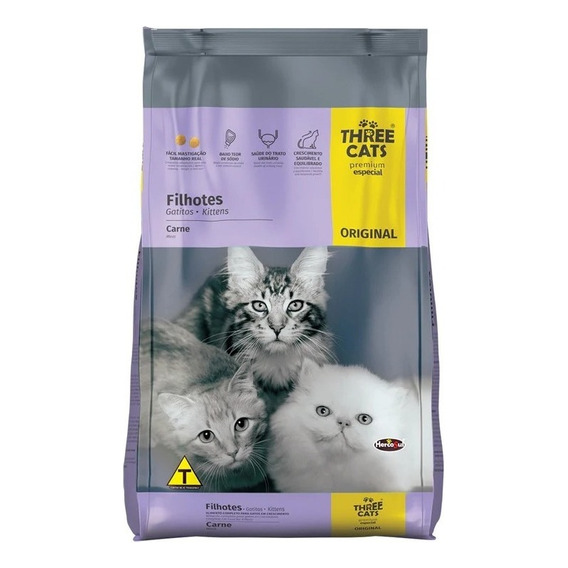 Three Cats Alimento Premium Gatitos 15kg 