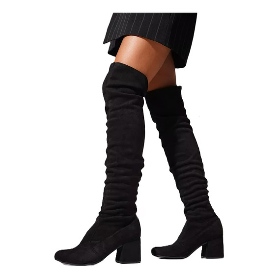 Botas Gamuza Mujer Elastizadas Araquina Plataforma Agustina