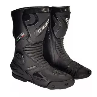 Bota Motociclista Texx Super Tech V2 Esportiva Cano Longo