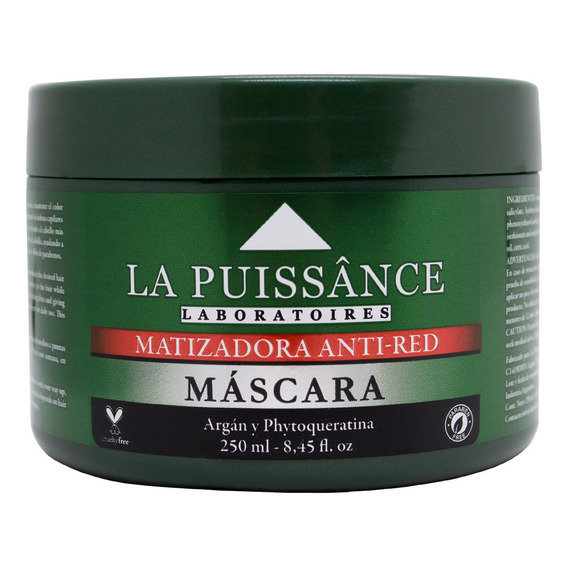 La Puissance Anti Red Máscara Matizador Castaño 250ml 3c