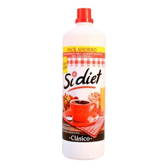 ! Edulcorante Si Diet Liquido 600ml 0 Calorias S/ Sodio