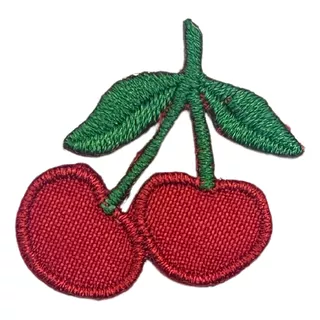Kit 5 Cerejas Cherry Termocolantes - Apliques Patch Bordado