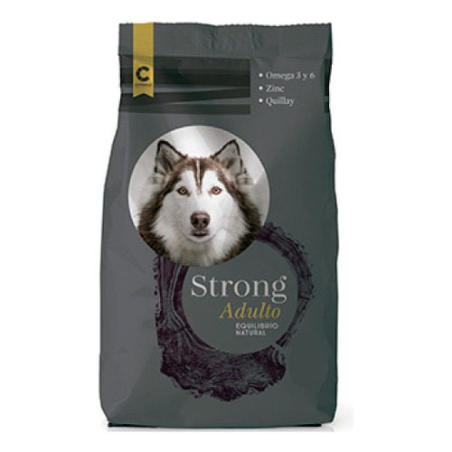 Strong adulto alimento para perro 25kg