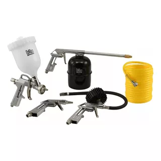 Kit Aire Y Pintura 5 Piezas Compresor Bta Airtools 279010