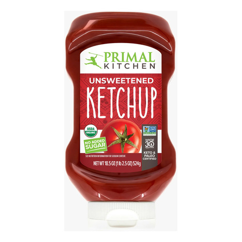 Primal Kitchen Catsup Orgánica Sin Azúcar 524 G