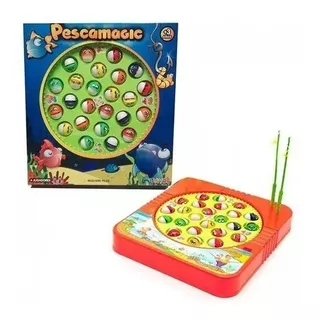 Juego De Pesca Faydi Pescamagic Mediano 24 Pzs