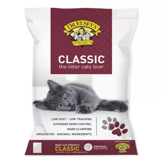 Dr. Elsey's Classic Arena Para Gatos Aglomerante 18l X 8.16kg De Peso Neto  Y 8.16kg De Peso Por Unidad