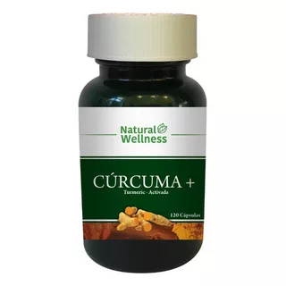 Cúrcuma Plus Natural Wellness 120 Caps Sabor Neutro
