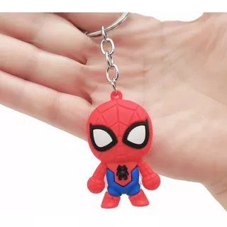 Llaveros Goma Avengers Spiderman, Iron Man, Batman