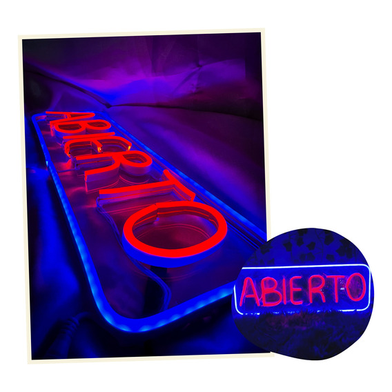 Letrero Neon Led ( Abierto)
