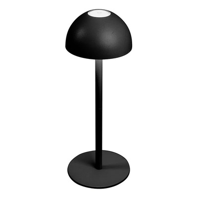 Lámpara De Mesa Led Grupo Vonderk Vk-alba Negra  Negro