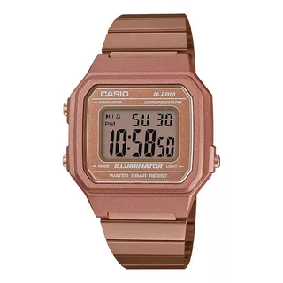 Reloj Casio Vintage Para Mujer Color Rosa B650wc-5avt