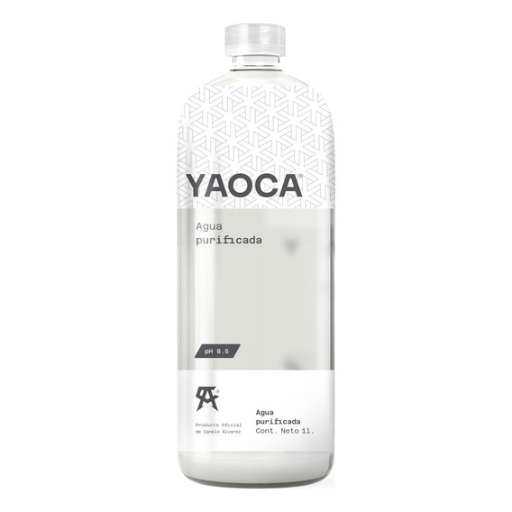 Yaoca | Agua Alcalina Purificada | Ph 8.5 | 12 Piezas De 1 L