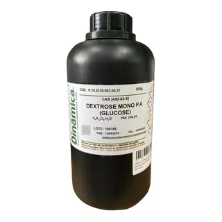 Glicose-d Monohidratada (dextrose) Pa 500g - Dinâmica Sabor Without Flavor