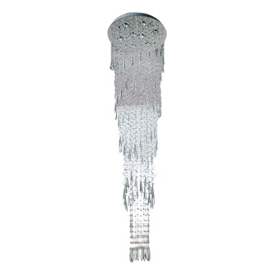 Lampara Colgante Frozen Caireles Con 8 Luces Led De Regalo