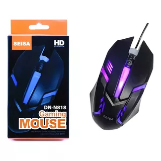 Mouse Gamer De Juego Seisa  Dn-n818 Negro