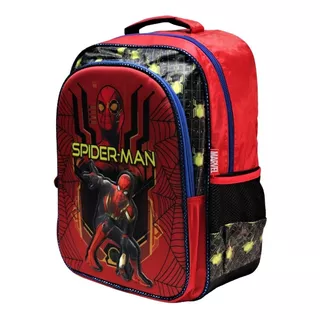 Mochila Escolar Para Niño Marvel Spiderman Rojo 6523 And22