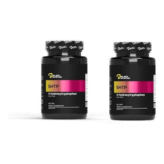 Pack X2 5 Htp 200mg - 60 Capsulas | Dr Jack Nutrition