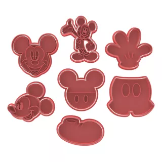 Cortante De Galletas Mickey Minie Tribilin Donald Disney