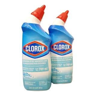 2 Pack Clorox Clinging Bleach Gel 709ml C/u 