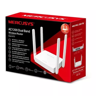 Router Mercusys 4 Antenas Rompe Muros Doble Banda Tplink