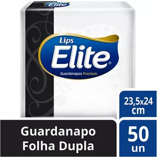 Guardanapo De Papel Elite Lips 23,5 X 24cm Com 50 Unidades
