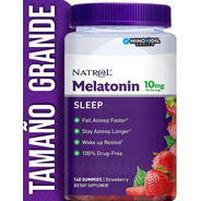  Natrol 140 Gomitas | 10 Mg | Tamaño Grande | 100% Original