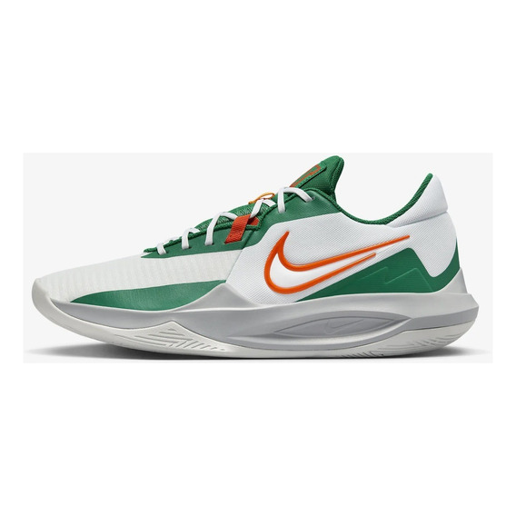 Tenis Nike Basketball Hombre Precision Vi Gris Verde