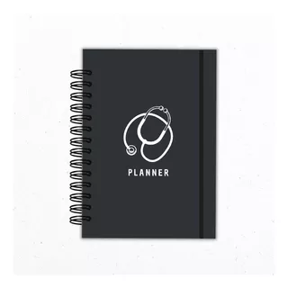 Planner Enfermería Negro