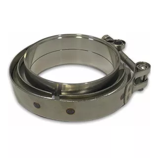 Abraçadeira Vband 3 Polegadas Com Flage Full Inox 304