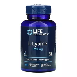L-lysine 620 Mg 100 Caps Lisina - Life Extension