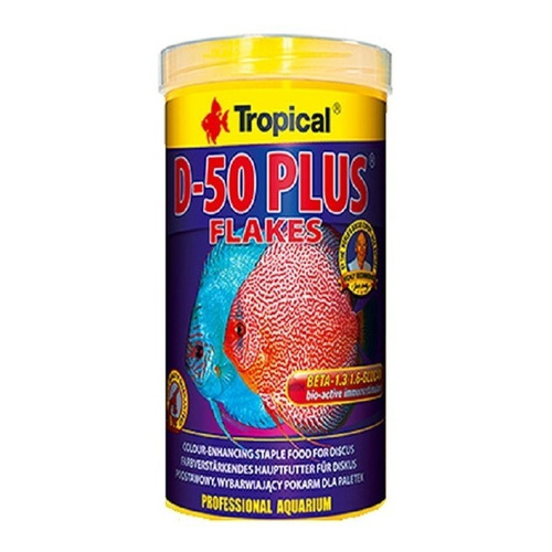 Alimento Tropical D50 Plus Flakes Hojuela Peces Disco 50grs