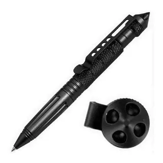 Lapicera Táctica Kubotan Tactical Pen Defensa Personal Color De La Tinta Negro Color Del Exterior Negro