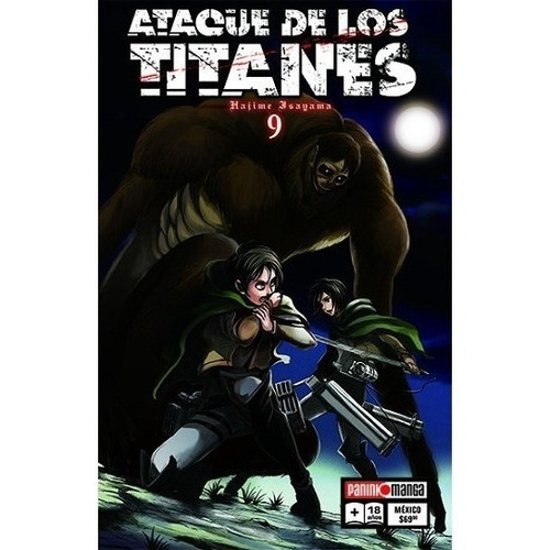 Manga Ataque De Los Titanes N°9, Hajime Isayama, Panini