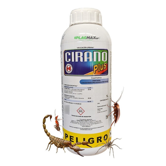 Cirano Plus 1 Lt Insecticida Cipermetrina + Bp Para Termoneb