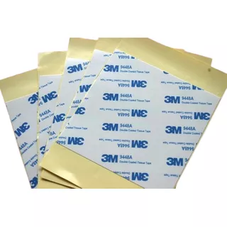 3m 9448a Dupla Face Forte - Tiras 10x5cm - Fina 0.15mm 10und