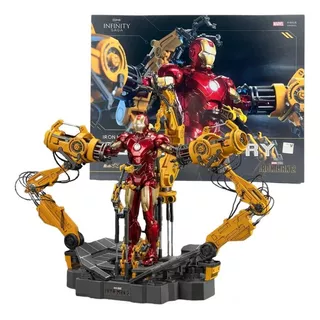 Iron-man Mark 4 Suit-up Gantry Figura Accion Coleccionable