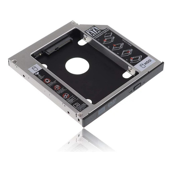 Caddy Segundo Disco Notebook Hdd Sata O Ssd Universal 9,5mm