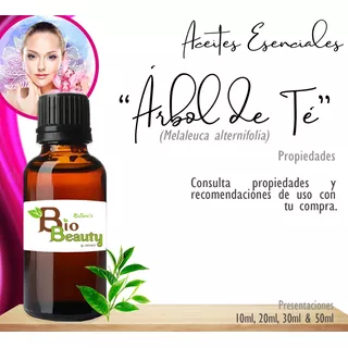 Aceite Esencial Árbol De Té 10ml Aromaterapia 