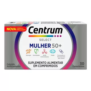 Centrum Select Mulher 50+ Com 30 Comprimidos Sabor Sem Sabor