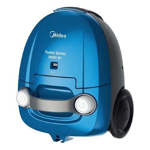 Aspiradora Liviana Compacta Midea 11s 2lts 5mts 1400w 3bolsa Color Azul