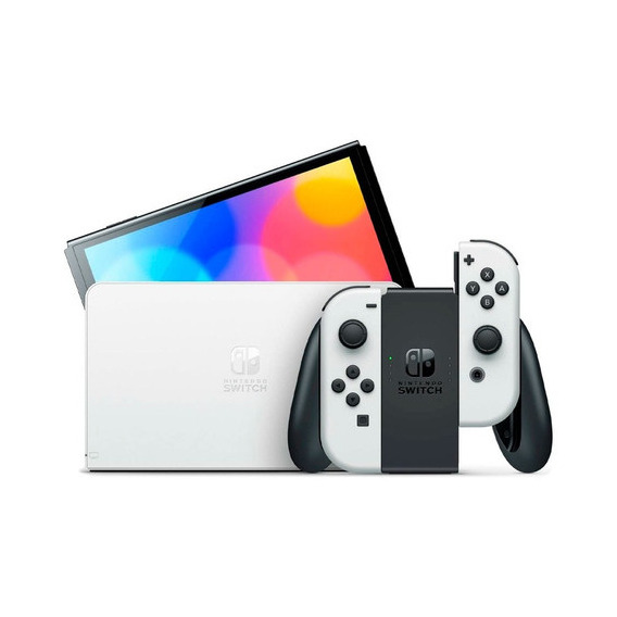 Nintendo Switch Oled 64gb Standard Color  Blanco Y Negro Color Blanco/negro HEGSKAAAA