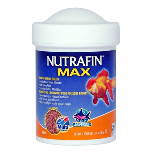 Nutrafin Max Goldfish Pellets 50g Alimento C/spirulina Peces