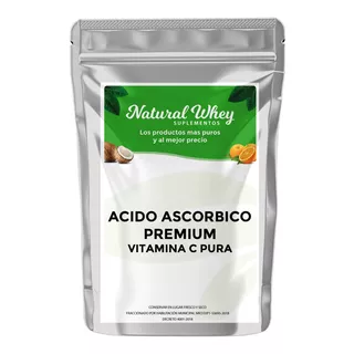 Suplemento En Polvo Natural Whey Suplementos  Premium Vitamina C En Sachet De 500g