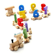 Tren Didáctico Aprendizaje Números Montessori Juguetes Niños