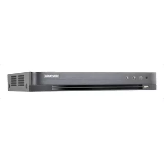 Dvr Hikvision 4 Mp 8 Canales Turbohd + 4 Canales Ip Modelo Ids-7208hqhi-m1/s Dvr De Video Vigilancia Con 1 Bahía De Disco Duro Y Audio Por Coaxitron (acusense / Evita Falsas Alarmas)