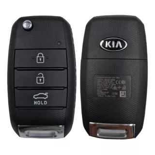 Llave Control Kia Soul Abatible Con Chip 2014 - 2019