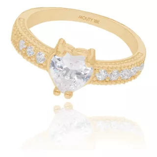 Anillo De Promesa Fanny En Oro 18 Kilates C.blanca Mouty