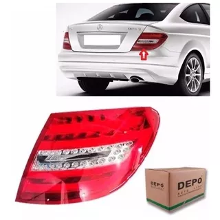 Lanterna Mercedez C180 C200 Ano 2012 2013 2014 C Led Direita